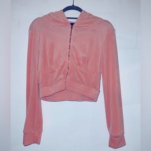 pink y2k crop jacket